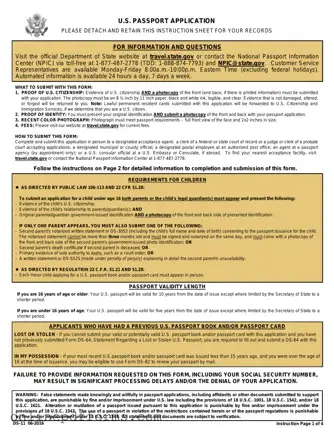 Fill in Your DS-11 U.S. Passport application Template