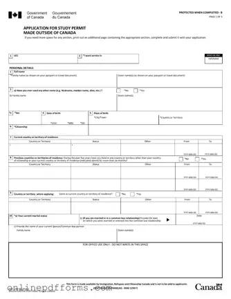 Fill in Your Imm 1294 Template